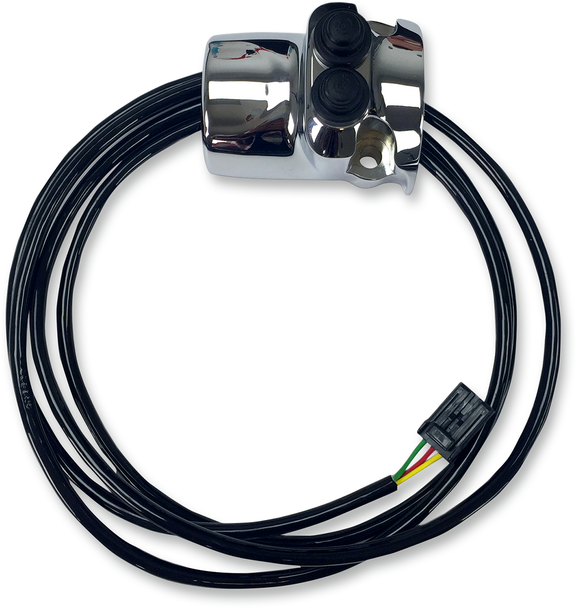 Legend Suspension Chrome Switch Assembly for 2015-2023 Harley Road Glide 2106-0406