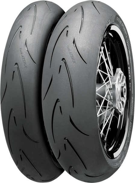 CONTINENTAL Tire - Conti Attack SM EVO - 120/70R17 - 58H - Tubeless 02445730000