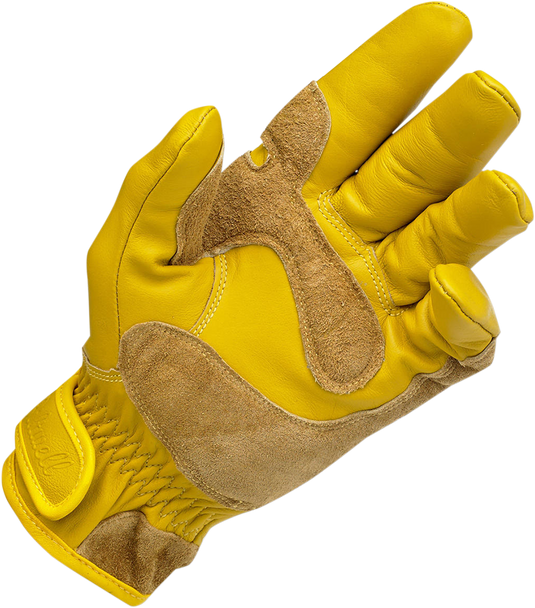 BILTWELL Work Gloves - Gold - XL 1503-0707-005