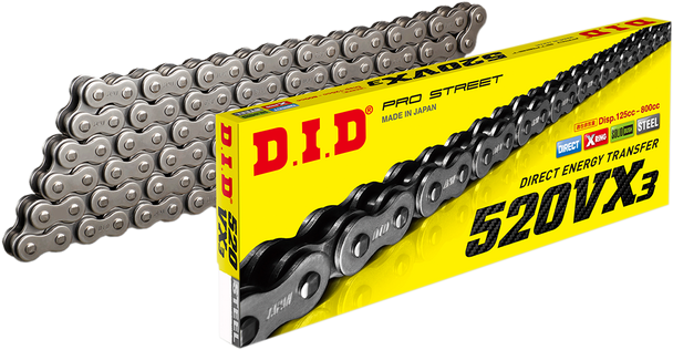 DID 520 VX3 - Chain - 108 Links 520VX3X108FB