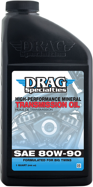 DRAG OIL Transmission Oil - 80W-90 - 1 U.S. quart 198929