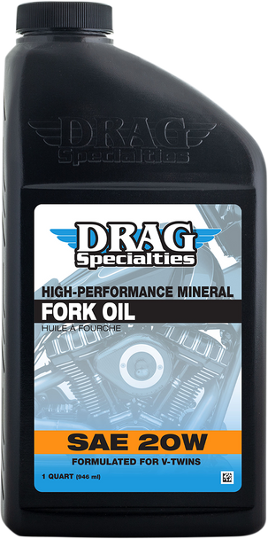 DRAG OIL Fork Oil - 20wt, Heavy - 1 U.S. quart 198933