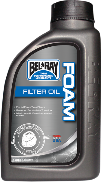 BEL-RAY Foam Filter Oil - 1 L 99190-B1LW