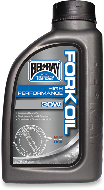 BEL-RAY High-Performance Fork Oil - 30w - 1 Lt 99350-B1LW