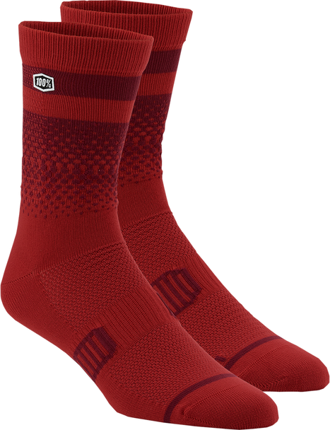 100% Advocate Socks - Cherry/Brick - Small/Medium 24017-419-17