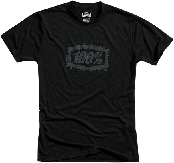 100% Tech Positive T-Shirt - Black - Large 35011-001-12