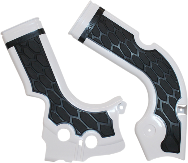 ACERBIS X-Grip Frame Guards - White/Black - CRF 2374241035