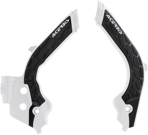 ACERBIS X-Grip Frame Guards - White/Black - Husqvarna 2733451035