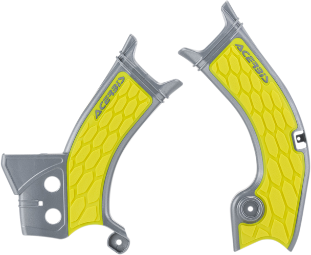 ACERBIS X-Grip Frame Guards - Gray/Yellow - RM-Z 2686601120