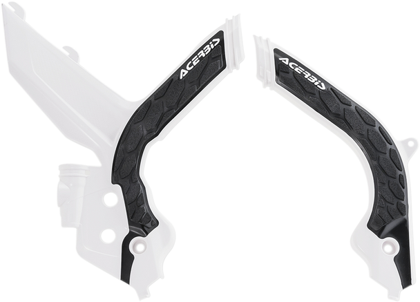 ACERBIS X-Grip Frame Guards - White/Black - KTM 2783151035