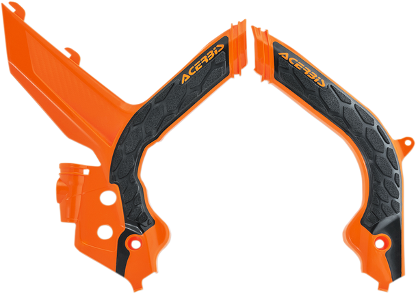 ACERBIS X-Grip Frame Guards - '16 Orange/Black - KTM 2783155225