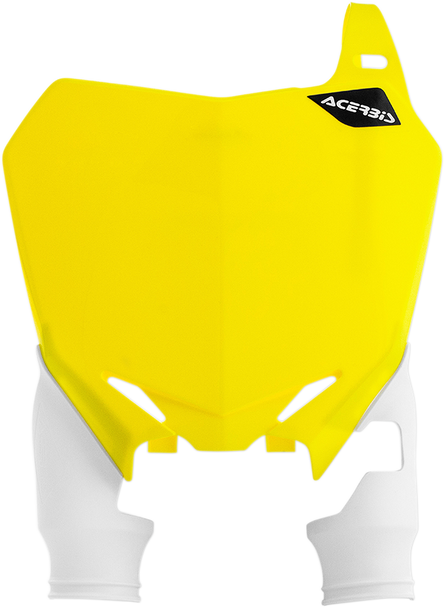 ACERBIS Raptor Number Plate - '02 RM Yellow - Suzuki 2527390231