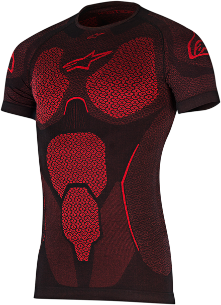 ALPINESTARS Ride Tech Summer Short Sleeve Underwear Top - Black - XL/2XL 4752717-13-XL/2