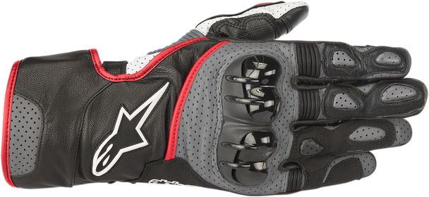 ALPINESTARS SP-2 V2 Gloves - Black/Gray/Red - 2XL 3558218-1130-2X