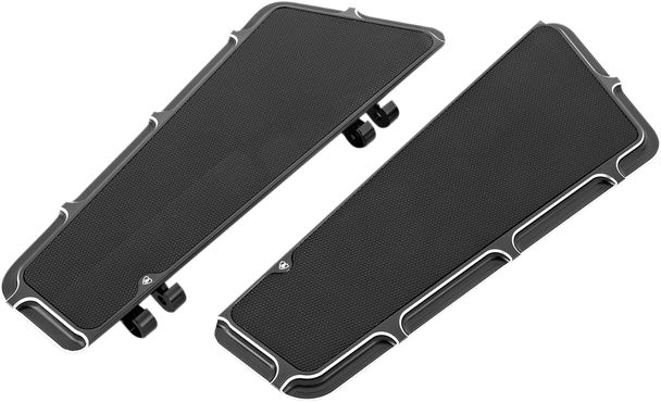 ARLEN NESS Driver Floorboard - Black - Beveled 15-410