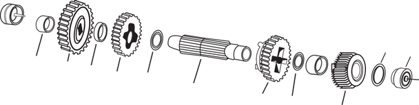 ANDREWS Countershaft - Main Drive Gear 255580