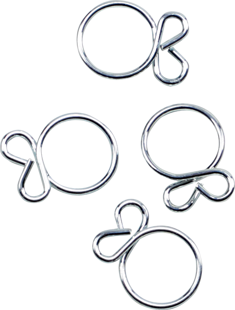 FUEL STAR Wire Clamp Refill - Silver - 4-Pack FS00042