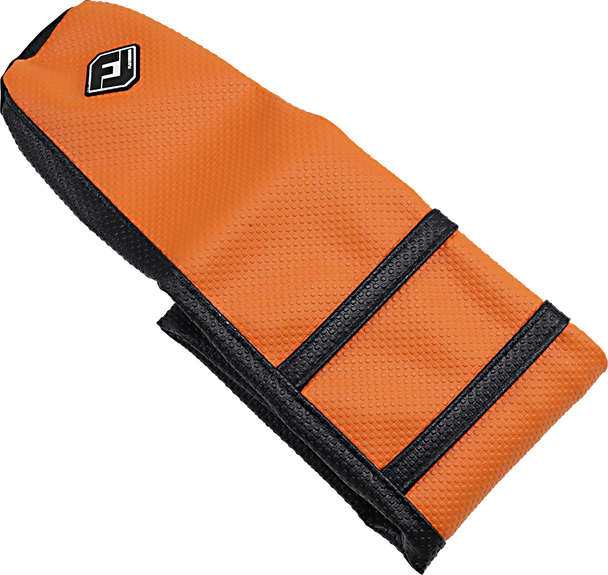 FLU DESIGNS INC. Pro Rib Seat Cover - Orange/Black - SX/XC 55508