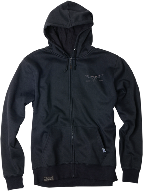 FACTORY EFFEX Goldwing Burst Zip Hoodie - Black - Large 25-88814