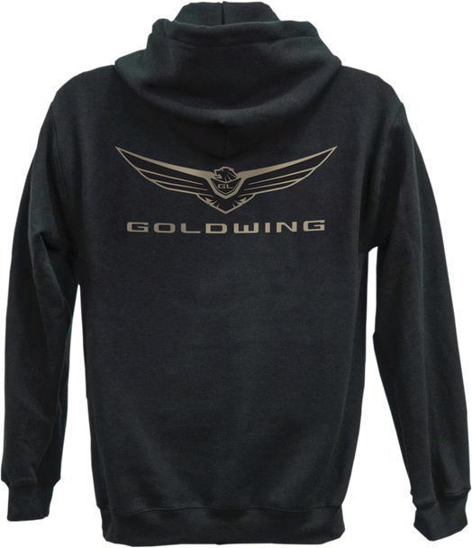 FACTORY EFFEX Goldwing Icon Zip-Up Hoodie - Black - XL 25-88806