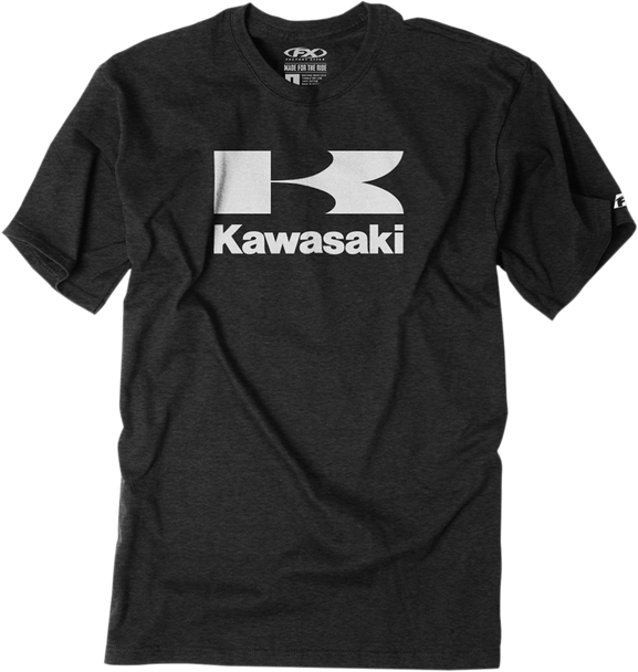 FACTORY EFFEX Kawasaki Flying-K T-Shirt - Charcoal - 2XL 22-87118