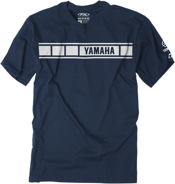 FACTORY EFFEX Yamaha Speed Block T-Shirt - Navy - 2XL 22-87228