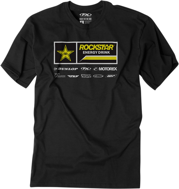 FACTORY EFFEX Rockstar 21 Racewear T-Shirt - Black - Medium 24-87622