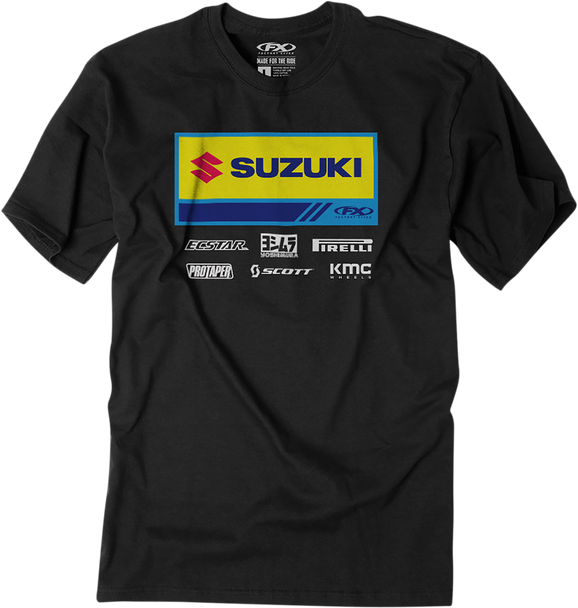 FACTORY EFFEX Suzuki 21 Racewear T-Shirt - Black - XL 24-87426