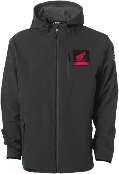 FACTORY EFFEX Honda Track Jacket - Charcoal - 2XL 22-85318