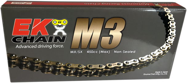 EK 520 M3 - Chain - 120 Links - Gold 520M3-120G
