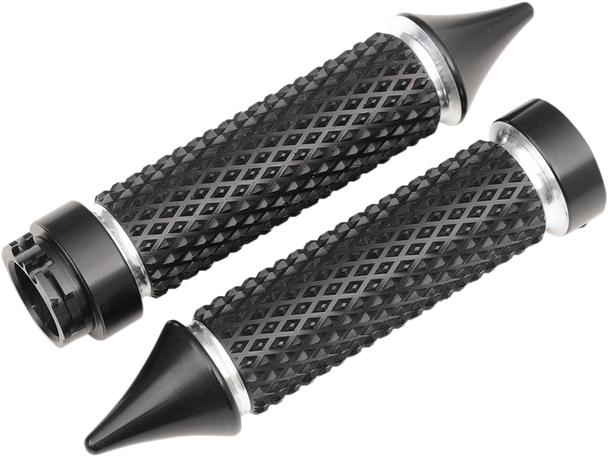 EDDIE TROTTA DESIGNS Grips - Cross Cut - Black TC768B