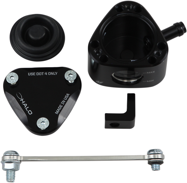 DRIVEN RACING Rear Brake Fluid Reservoir - Black DRRRE-01-BK