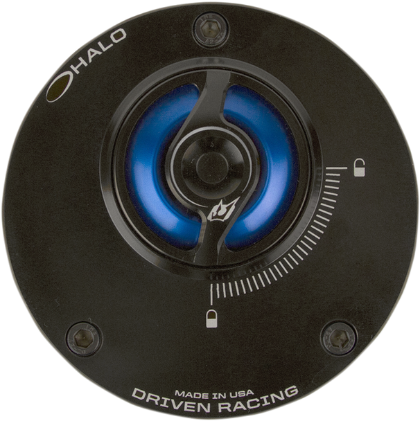 DRIVEN RACING Halo Fuel Cap - Blue DHFC-BL
