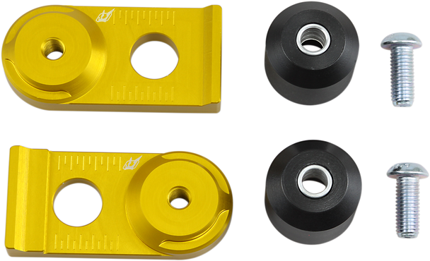 DRIVEN RACING Axle Block Sliders - Kawasaki FZ9 - Gold DRAX-116-GD