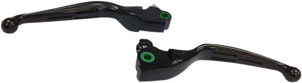 DRAG SPECIALTIES Brake Lever - Wide Blade - Slotted - Trike - Black H07-0606MB-B