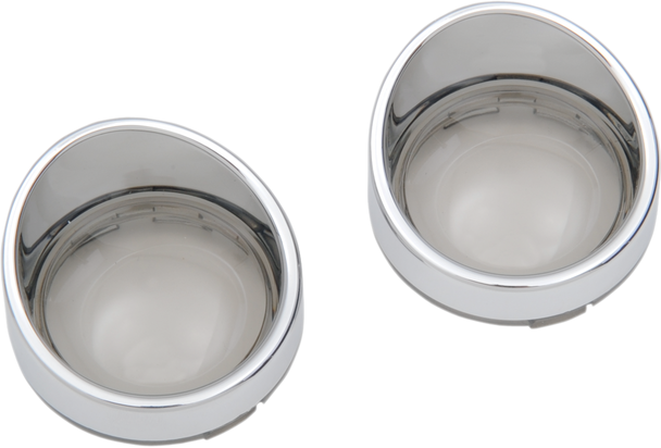 DRAG SPECIALTIES Visor-Style Bezel/Lenses - Smoke L22-6828M