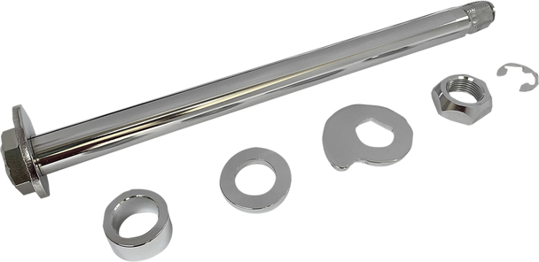 DRAG SPECIALTIES Axle - Rear - Chrome - '09-'13 FLT W16-0351