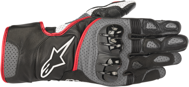 ALPINESTARS SP-2 V2 Gloves - Black/Gray/Red - Medium 3558218-1130-M