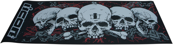 ICON Absorbent Pit Pad - Large - Skull 9905-0108