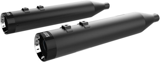 Khrome Werks 4.5 HP-Plus Slip-On Mufflers Black with Turbine Tip 202845