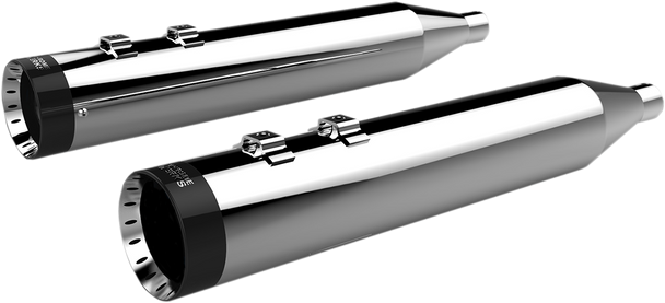 Khrome Werks 4.5 HP-Plus Slip-On Mufflers Chrome with Turbine Tip 202795