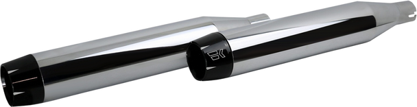 Khrome Werks Chrome 3.5" Slip-On Mufflers for 2018-2024 Harley-Davidson Softail Heritage Classic 114 FLHCS 202520