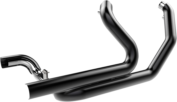 Khrome Werks 2-Into-2 Crossover Headers with Heat Shields Black 200860