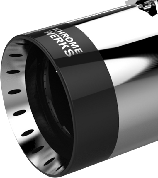 Khrome Werks 4.5" Turbine End Cap for Harley-Davidson Touring Models 200718P