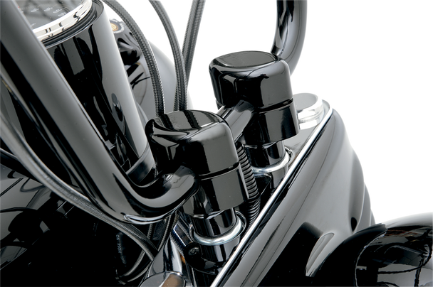 LA CHOPPERS Risers - Smooth - 1-1/2" - Black LA-7402-01B