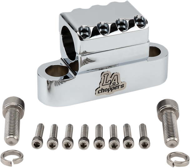 LA CHOPPERS Clamp - Kage Fighter - Chrome LA-7335-XXC