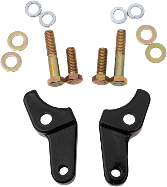 LA CHOPPERS Rear Lowering Kit - Black Powder Coated - '18+ FL LA-7590-06B