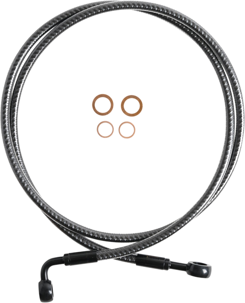 MAGNUM Brake Line - Front - 180??/90?? - 50" - KARBONFIBR 76450SW
