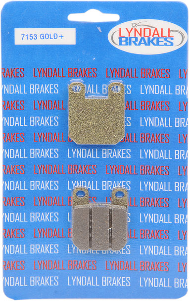 LYNDALL RACING BRAKES LLC Brake Pads - Gold+ PM 2 Piston 7153-GPLUS