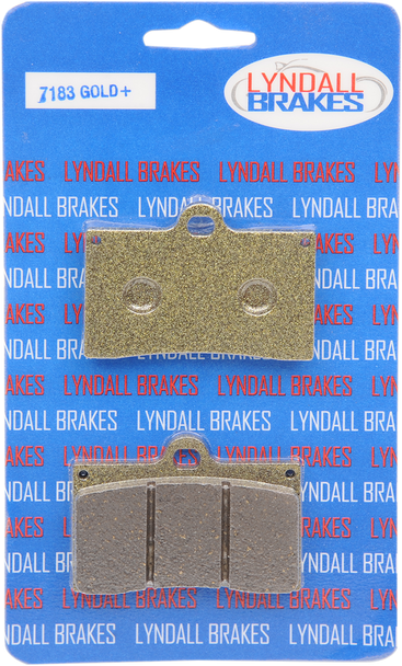 LYNDALL RACING BRAKES LLC Brake Pads - Gold+ Brembo 7138-GPLUS